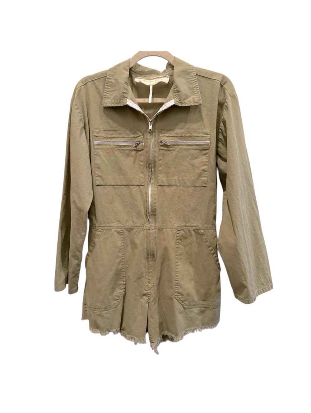 Jen’s Pirate Booty Amazon Palmetto Romper in Army Green
